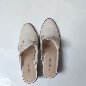 Kelsi Dagger Women's Cream Mules